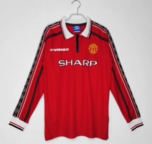 Manchester United 1998-99 Home Shirt Long Sleeved