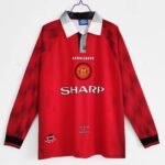 Manchester United 1996-97 Home Shirt Long Sleeved