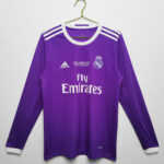Real Madrid 2016-17 Away Shirt Long Sleeved